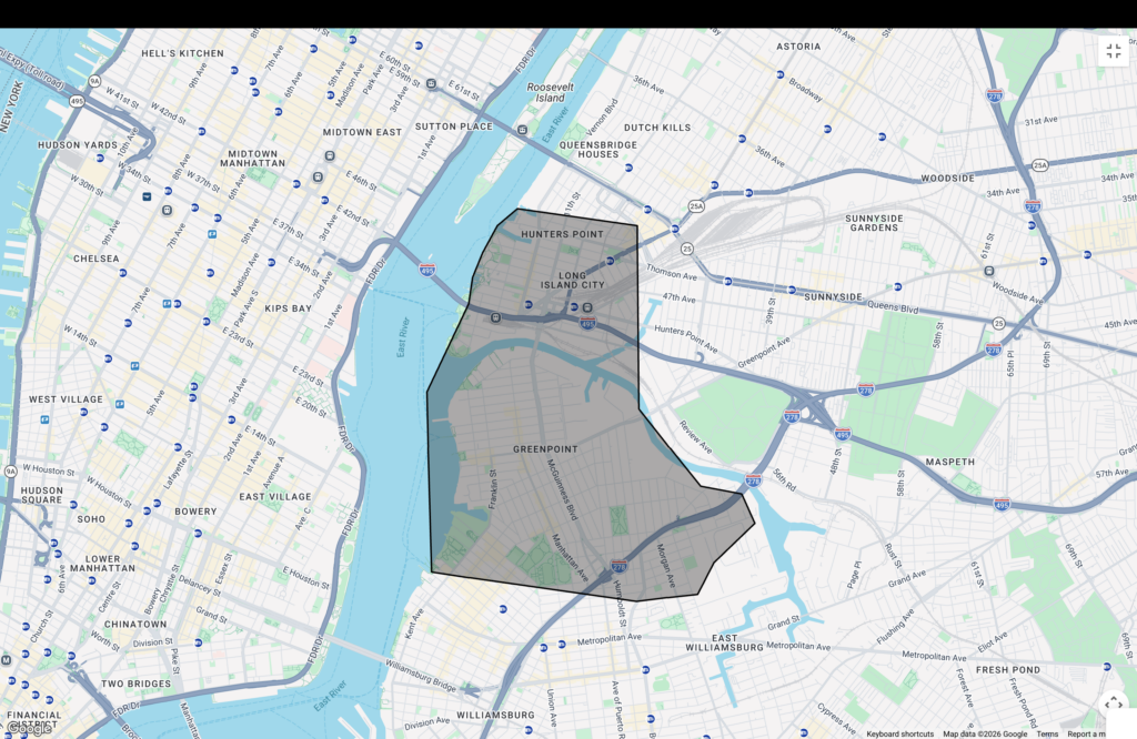 greenpoint-brooklyn-delviery-zone