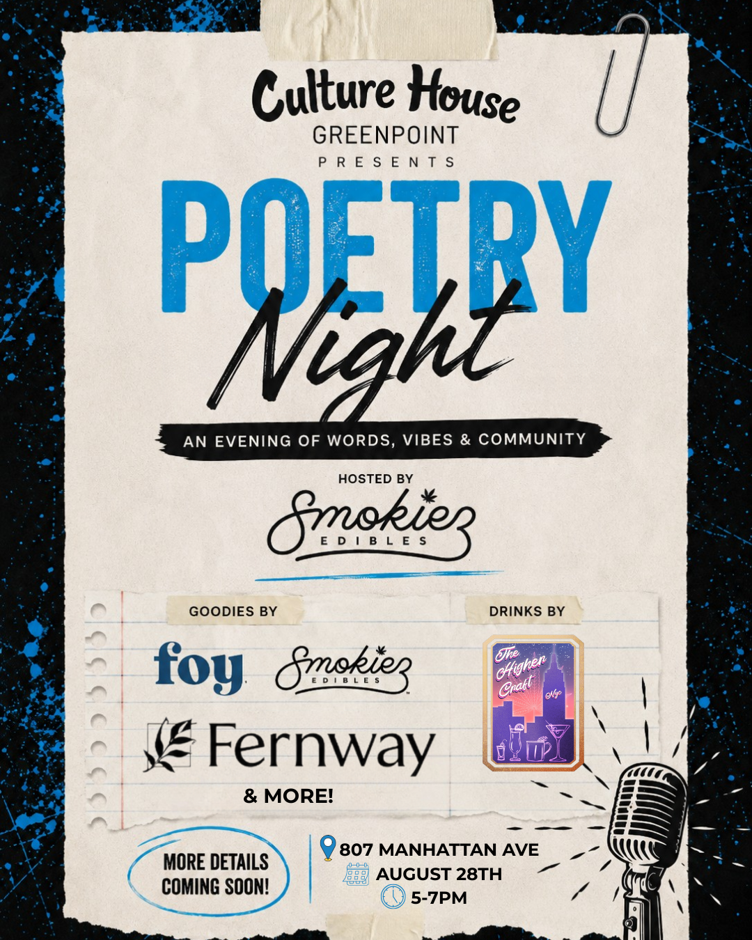 Poetry Night at Culture House Greenpoint